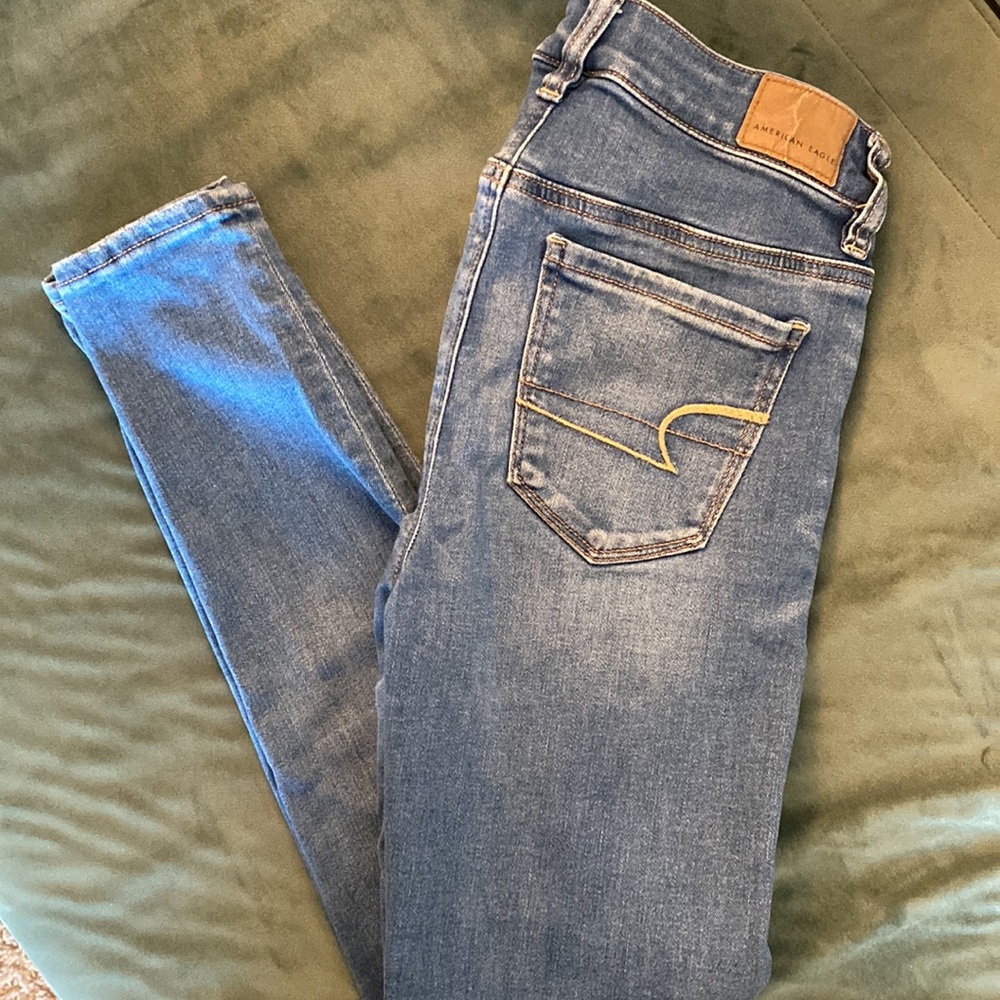 American Eagle High Rise Jegging Size 0 Short